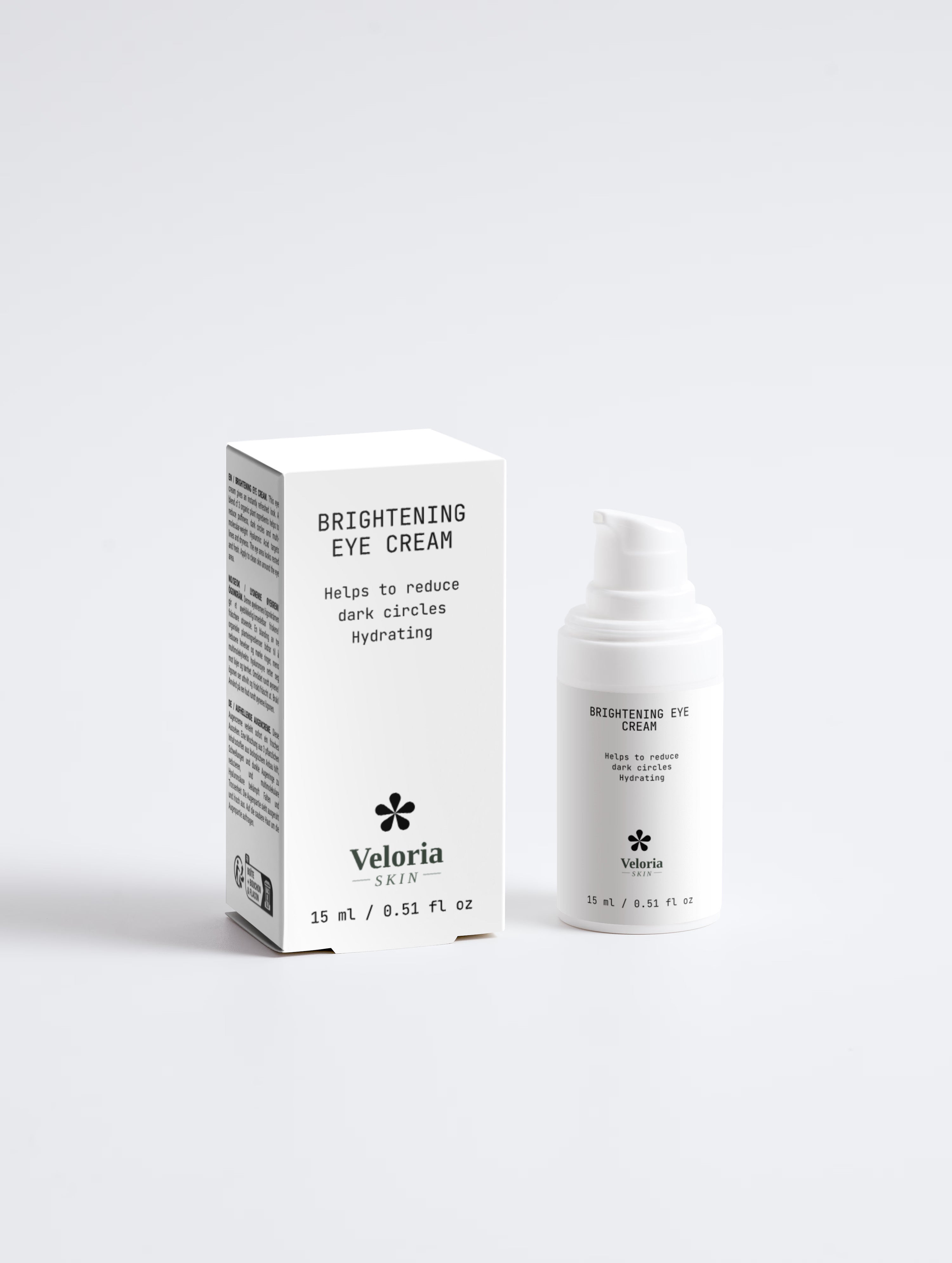 Veloria Aufhellende Augencreme – Gegen Augenringe & Schwellungen